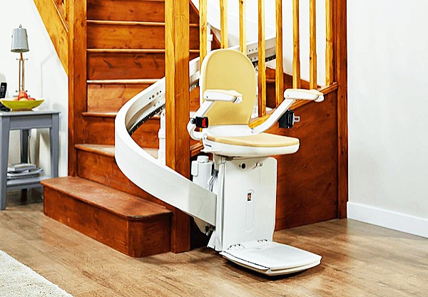 Curved Rail Indoor Stair Lift