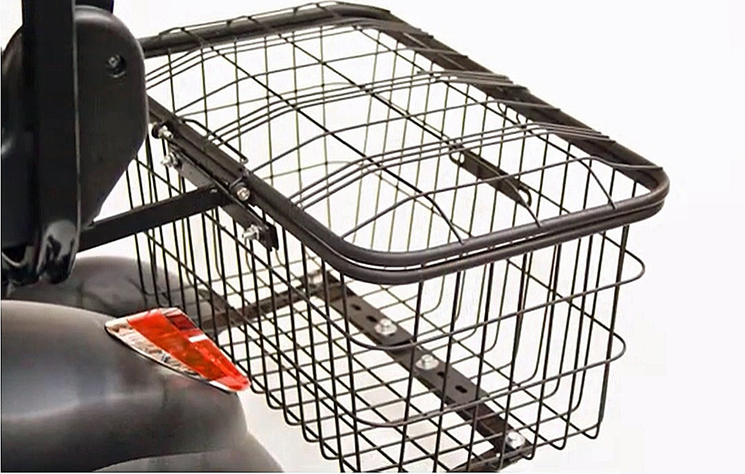 EW-20 Sporty Scooter - Extra-Large Coverage Storage Basket