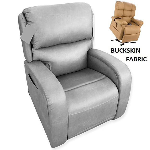 EZ Sleeper PR735 With Maxicomfort Lift Chair - Brisa® Buckskin Fabric - By Golden Technologies