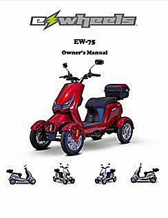 EW-75 Touring Recreational Scooter Specifications