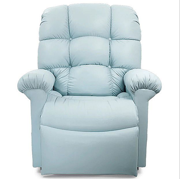 Cloud PR515 Lift Chair With Maxicomfort - With Twilight Tilt Technology - Brisa® Sterling Blue Fabric - By Golden Technologies