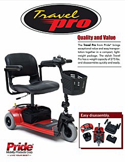 Travel Pro - 3-Wheel Scooter Brochure