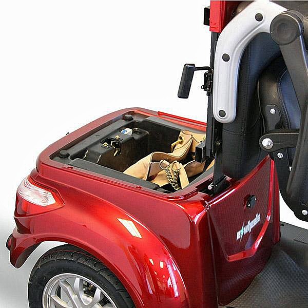 EW-66 2-Passenger Seat Scooter - Locking Storage Underneath Seat