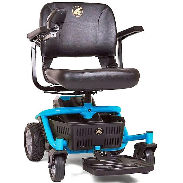 LiteRider Envy Power Chair - Ocean Blue Color - 17" Standard Seat - By Golden Technologies