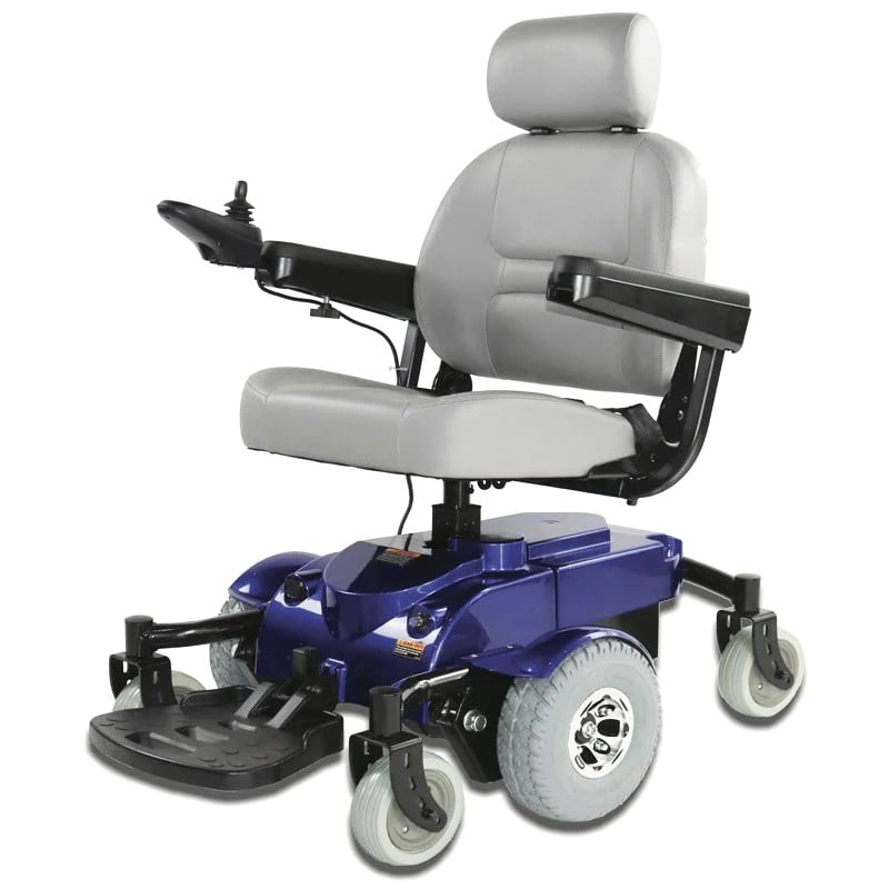 Zip’r Mantis Power Electric Wheelchair - Blue - Model ZIP09