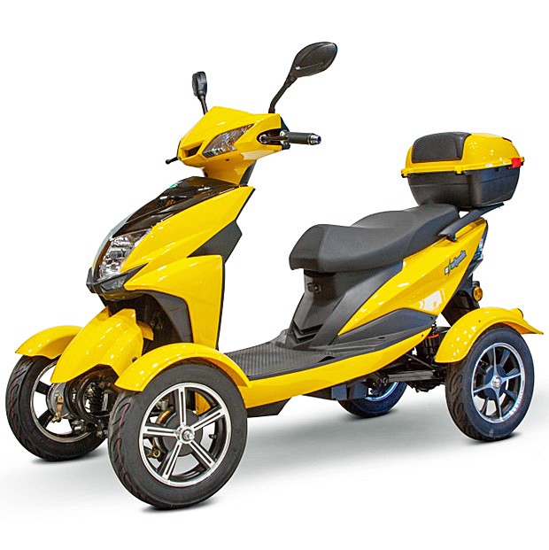 EW-14 4-Wheel Recreational Scooter - Yellow