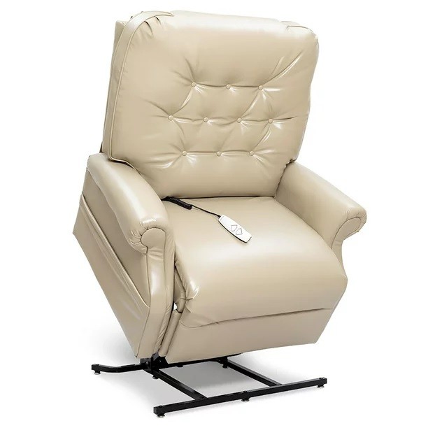 Heritage LC-358XXL Lift Chair - Lexis Faux Leather Mushroom Fabric - By Pride Mobility