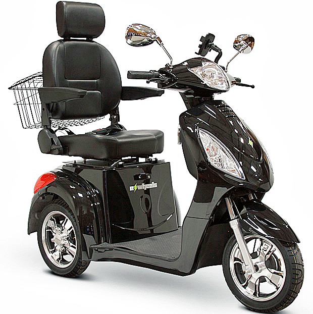 EWheels EW-36 Recreational 3-Wheel Scooter -  Black