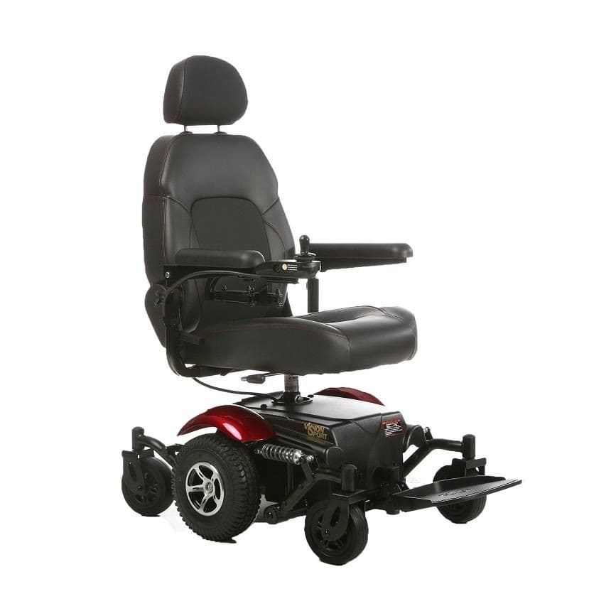 Vision Sport Power Chair Model P326 Full Size Power Chair Wheelchair By Merits Health