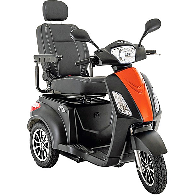 Baja™ Raptor® 2 - 3-Wheel Scooter Black with Evolution Orange Panel