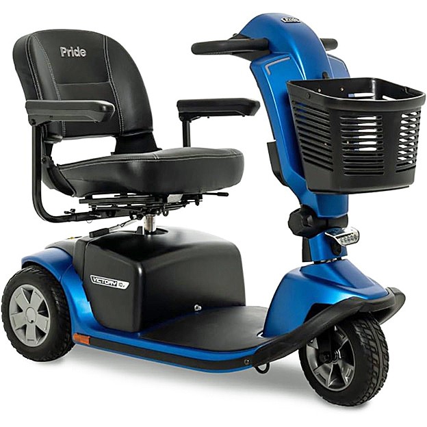 Victory 10.2  3-Wheel Scooter 20" Seat Color: Ocean Blue