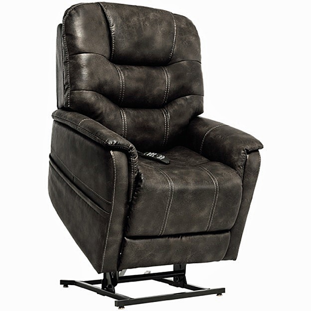 VivaLift! Elegance 2 Lift Chair Recliner By Pride Mobility Badlands Steel Fabric Medium | Large