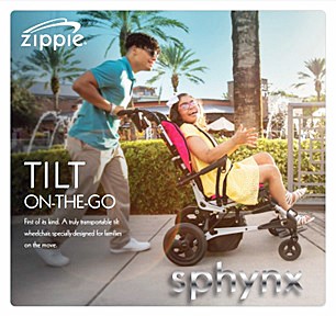 Zippie Sphynx Folding Tilt-In-Space Stroller Brochure