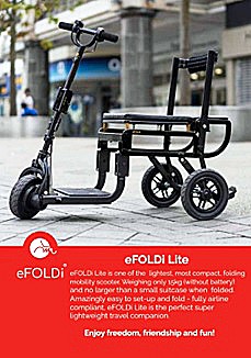 eFOLDi Lite 3-Wheel Folding Scooter Brochure