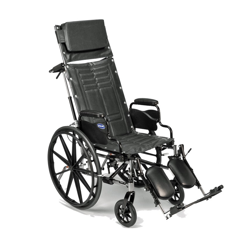 Tracer SX5 Recliner - Custom Model TRSX5RCQS Recliner Folding Manual Wheelchair By Invacare