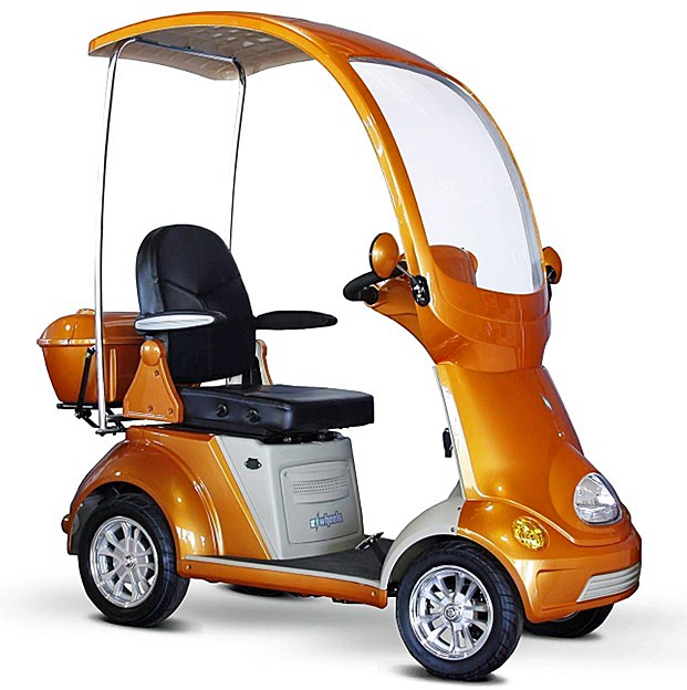 EW-54 Coupe 4-Wheel Recreational Scooter - Orange