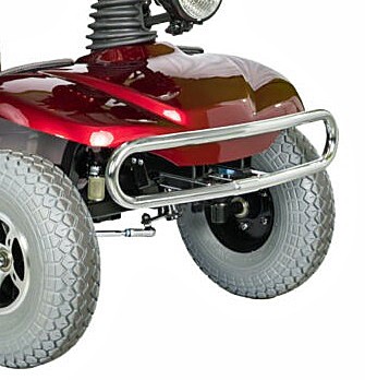 Pioneer 10 DLX 4-Wheel Scooter - Chromed Steel Bumper - By Merits Health