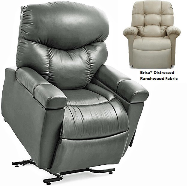 Cloud+ PR511 Lift Chair With HeatWave™ With Maxicomfort - Brisa® Distressed Ranchwood Fabric - By Golden Technologies