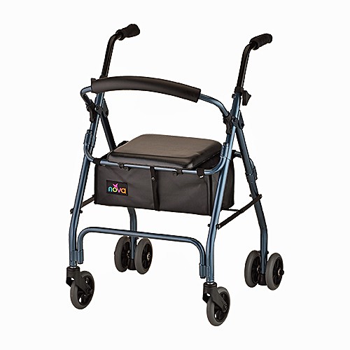 Rolling Walkers w/Weight-Activated Brakes