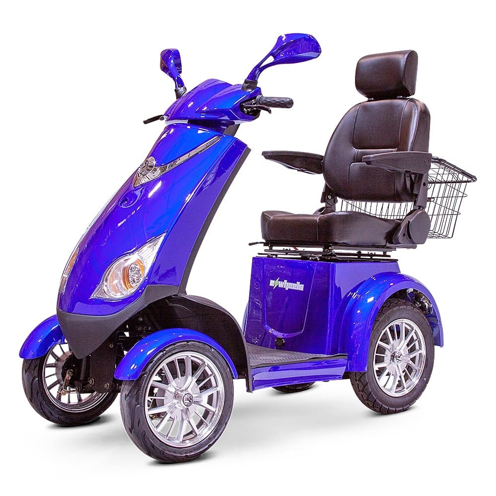 EW-72 4-Wheel Recreational Scooter - Blue