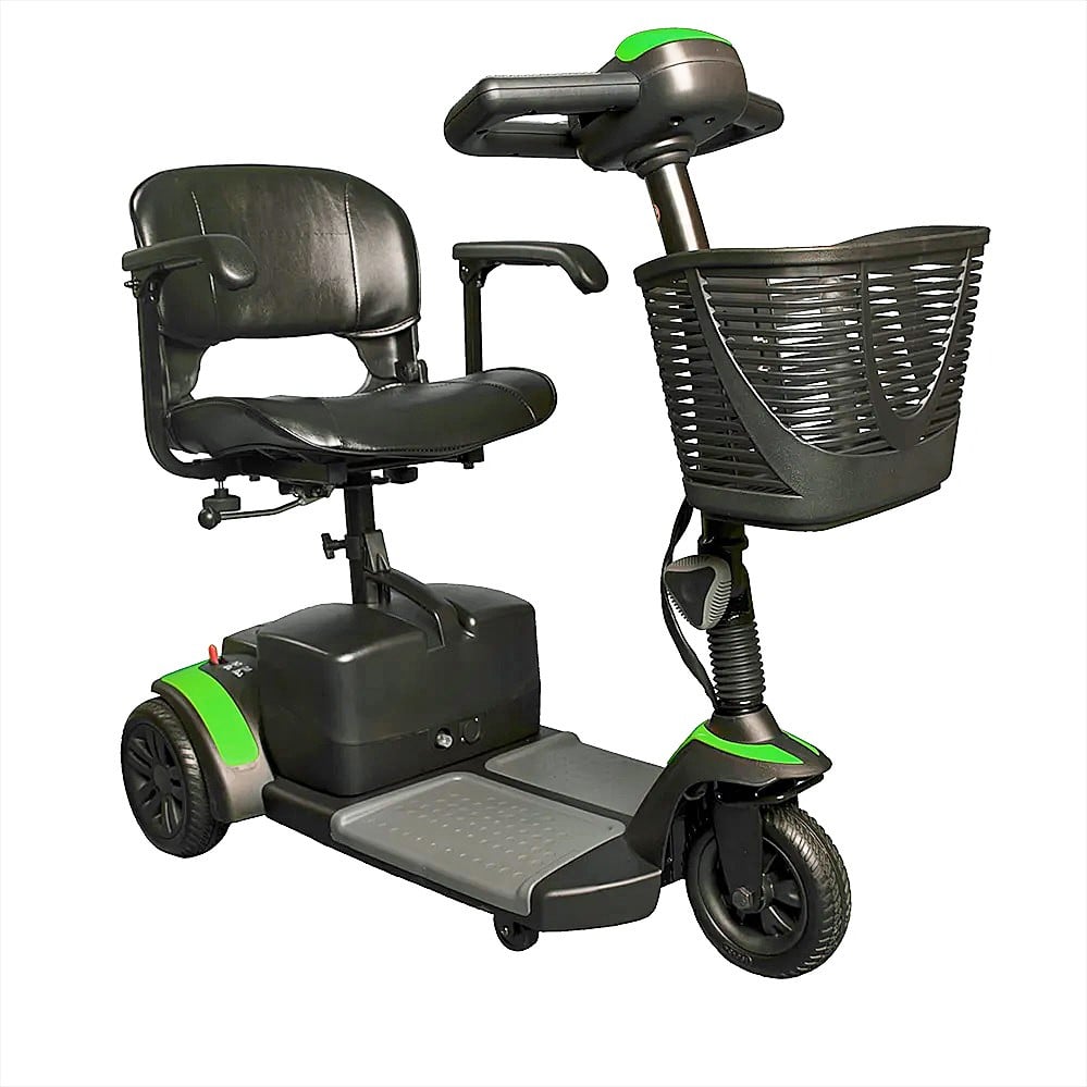 Spitfire Pro SE Portable 3-Wheel Scooter Extended Range Color: Green