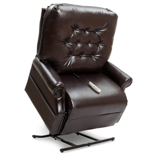 Heritage LC-358XXL Lift Chair - Lexis Faux Leather Chestnut Fabric - By Pride Mobility