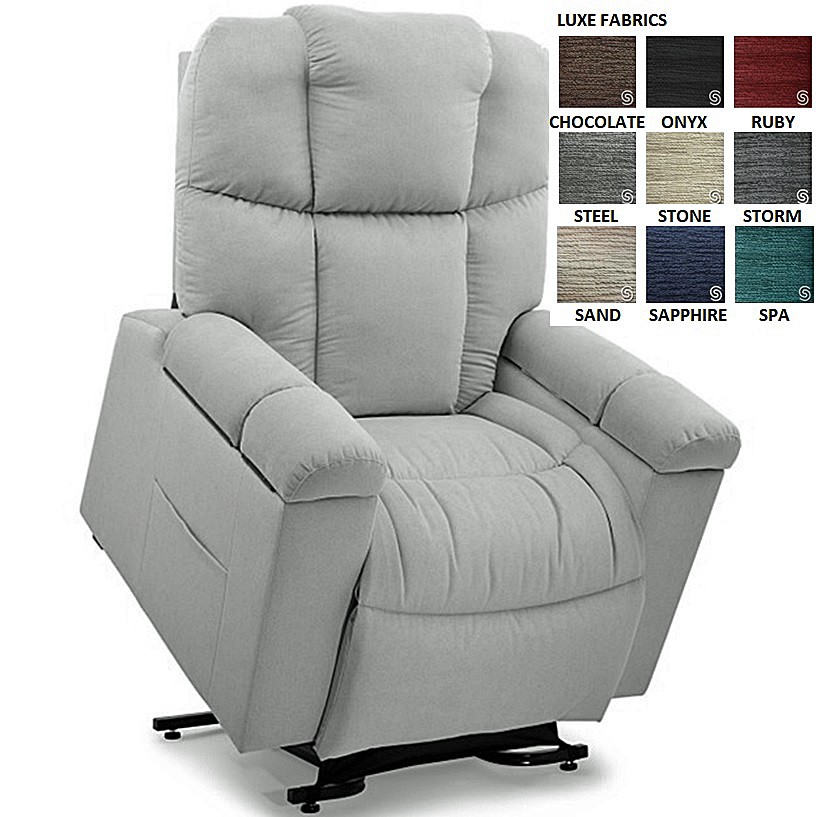 PR-504 Regal Power Lift Recliner Lift Chair Recliner 
w/ HeatWave Technology
By Golden Technologies 
New Luxe Fabrics 