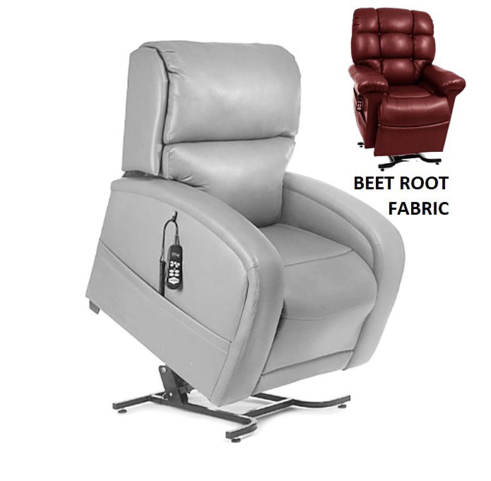 EZ Sleeper PR761 Lift Chair with Twilight Tilt Technology - Brisa Beet Root Fabric - By Golden Technologies