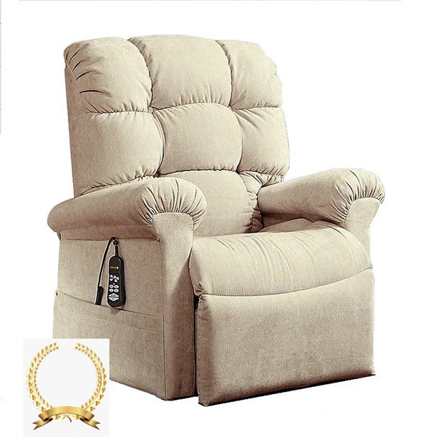 Cloud PR515 Luxe With MaxiComfort Lift Chair - With Twilight Tilt Technology - Luxe Sand Fabric - By Golden Technologies