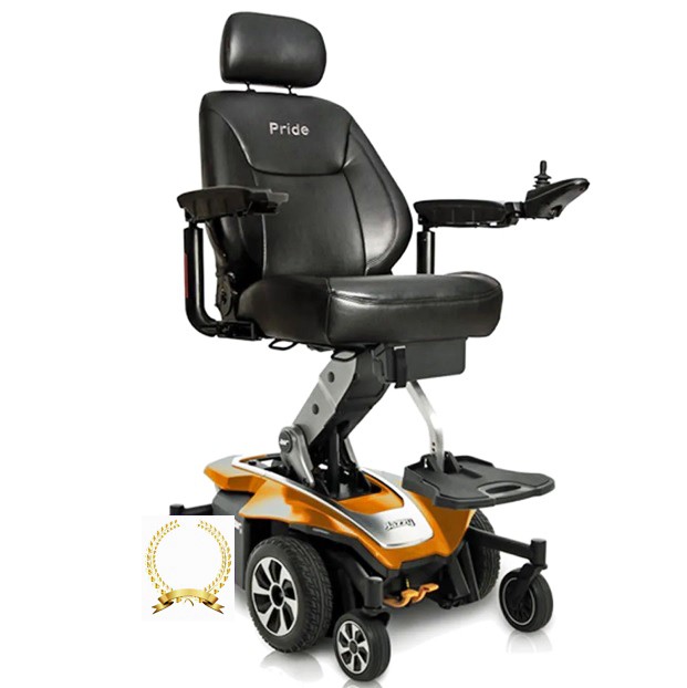 Jazzy Air 2 Extended Range Power Chair - Burnt Orange Color - By Pride Mobility