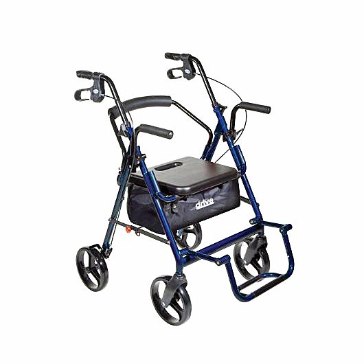 Duet Combination Transport Chair and Rollator 795 Rolling Walker