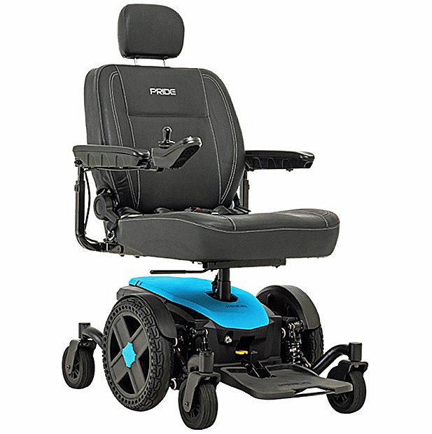 Jazzy EVO 614HD Power Chair - Heavy Duty - Robin's Egg Blue Matte