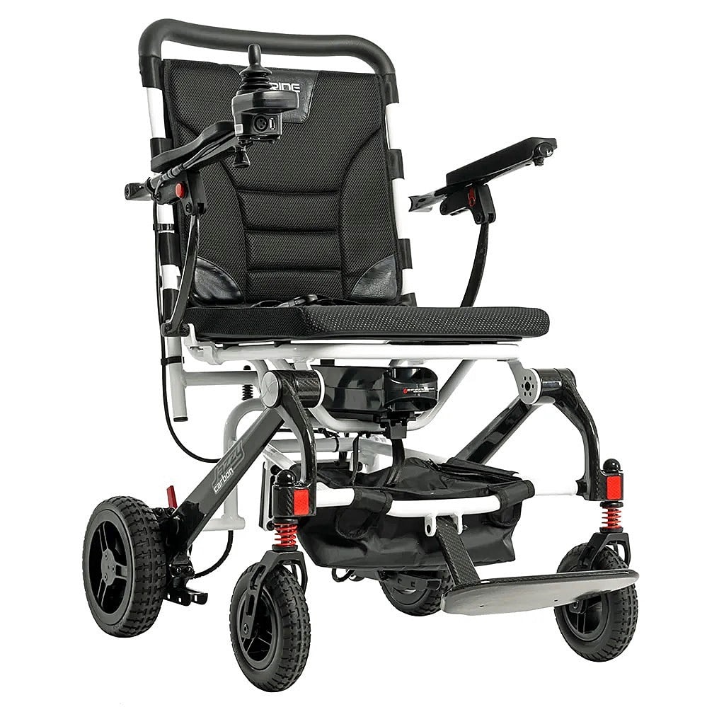 Jazzy® Carbon Power Chair - White Color - By Pride Mobility