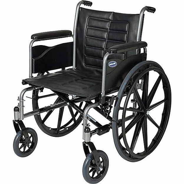 Tracer IV Bariatric Folding Wheelchair w/Full-Length Arms, 20" Seat, 350 lb. Weight Capacity 