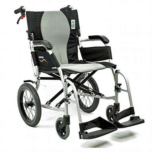 Ergo Flight TP S-2512-TP Ultra Lightweight Ergonomic Transporter Wheelchair 18" Seat