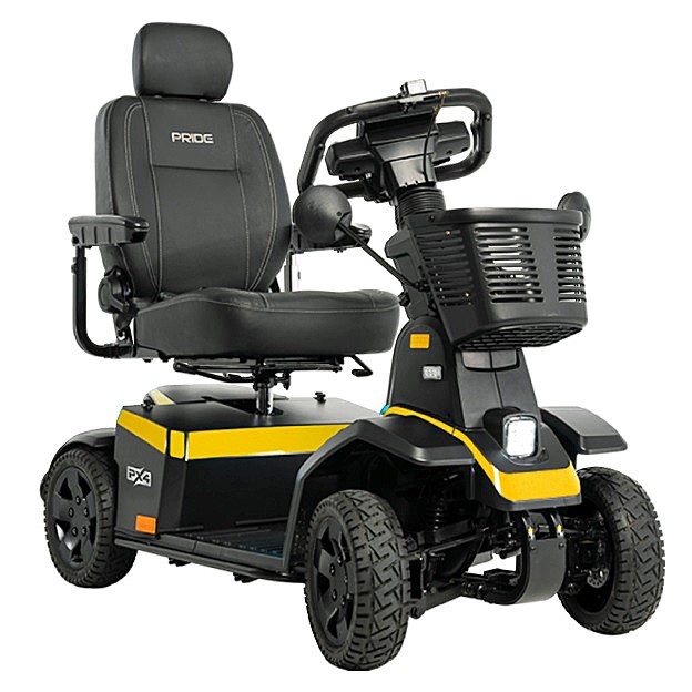 PX4 Full-Size Mobility Scooter - Sunflower Color - By Pride Mobility