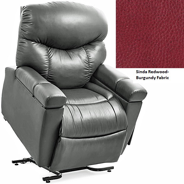 Cloud+ PR511 Lift Chair With HeatWave™ With Maxicomfort - Sinda: Redwood-Burgundy Fabric w/ Heat & Massage - By Golden Technologies