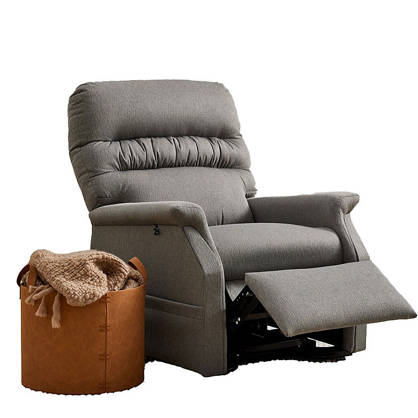 Monarch PR355 Lift Chair - Luxe Steel Fabric - by Golden Technologies