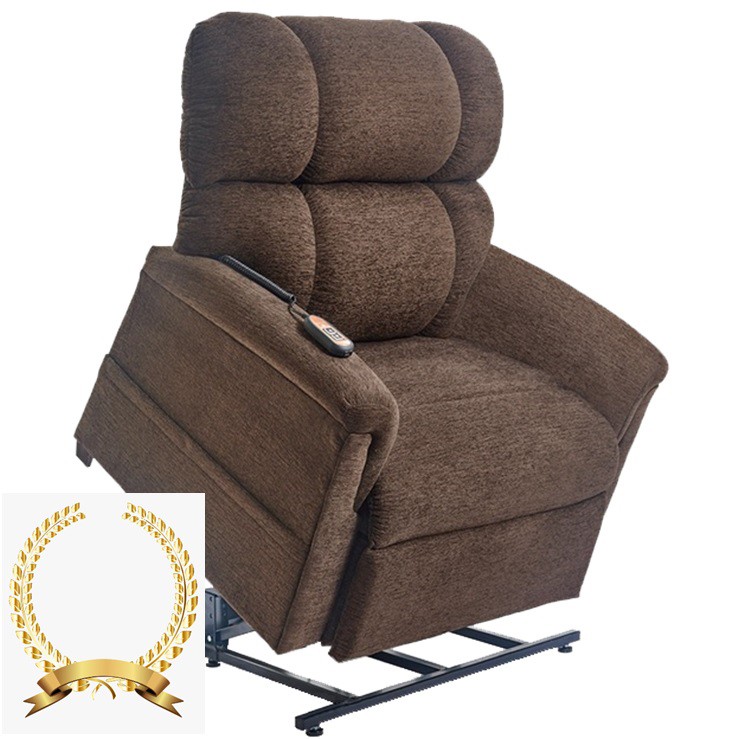 Comforter PR535 Lift Chair with Maxicomfort Positioning - Luxe Chocolate Fabric - By Golden Technologies