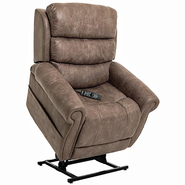 VivaLift! Tranquil 2 Lift Chair Recliner By Pride Mobility Astro Mushroom Fabric Medium