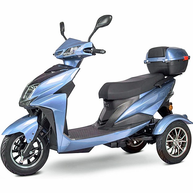 EW-10 Sport 3-Wheel  Recreational Scooter Color: Blue