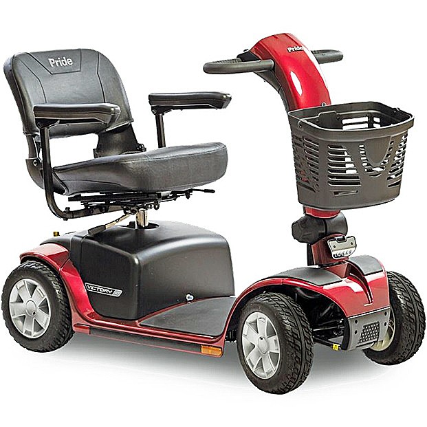 Victory 10 - 4-Wheel Scooter - Candy Apple Red