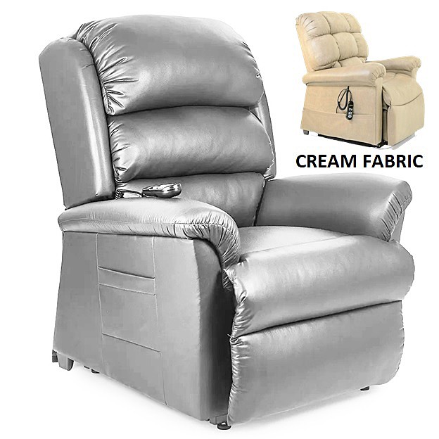 Relaxer PR766 With Maxicomfort Lift Chair - Brisa® Cream Fabric - By Golden Technologies