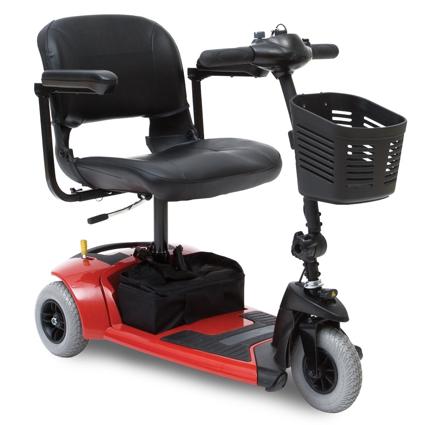 Travel Pro 3-Wheel Scooter Color: Red