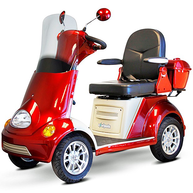 EW-52 4-Wheel Recreational Scooter - Red