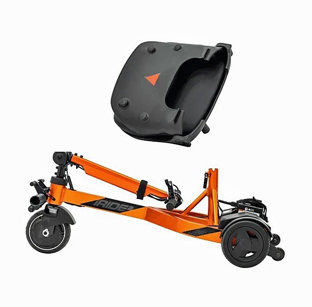 iRide®2 - 3-Wheel Folding Scooter - Disassembled Folded Into 2 Lightweight Pieces