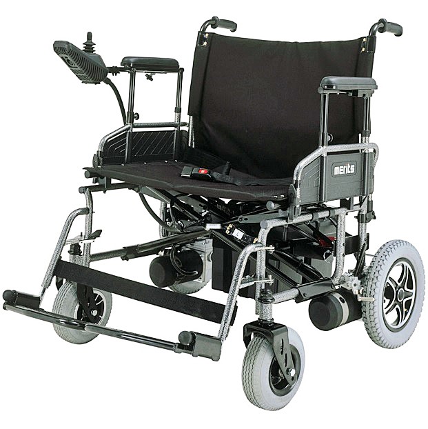 Travel-Ease 26" Wide Seat - Heavy-Duty Folding Power Chair By Merits Health