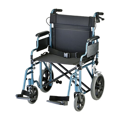 Comet 332 HD w/ Removable Armrests Transport Chair -Heavy Duty Transport Chair with 12" Wheels Manual Wheelchair -Model No. 332B/332R -By Nova Medical Products