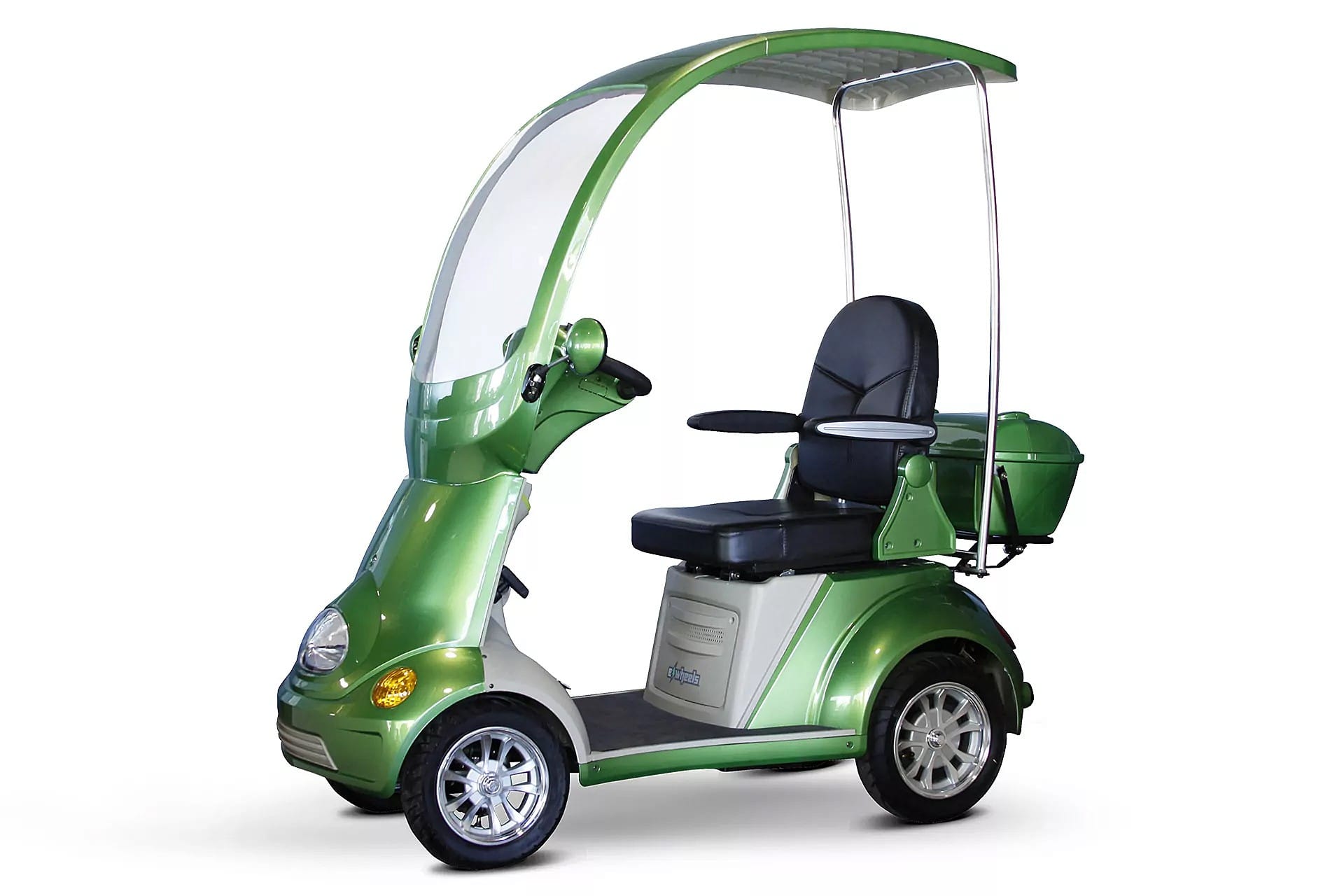 EW-54 Coupe Recreational Scooter - Green Color - By EWheels