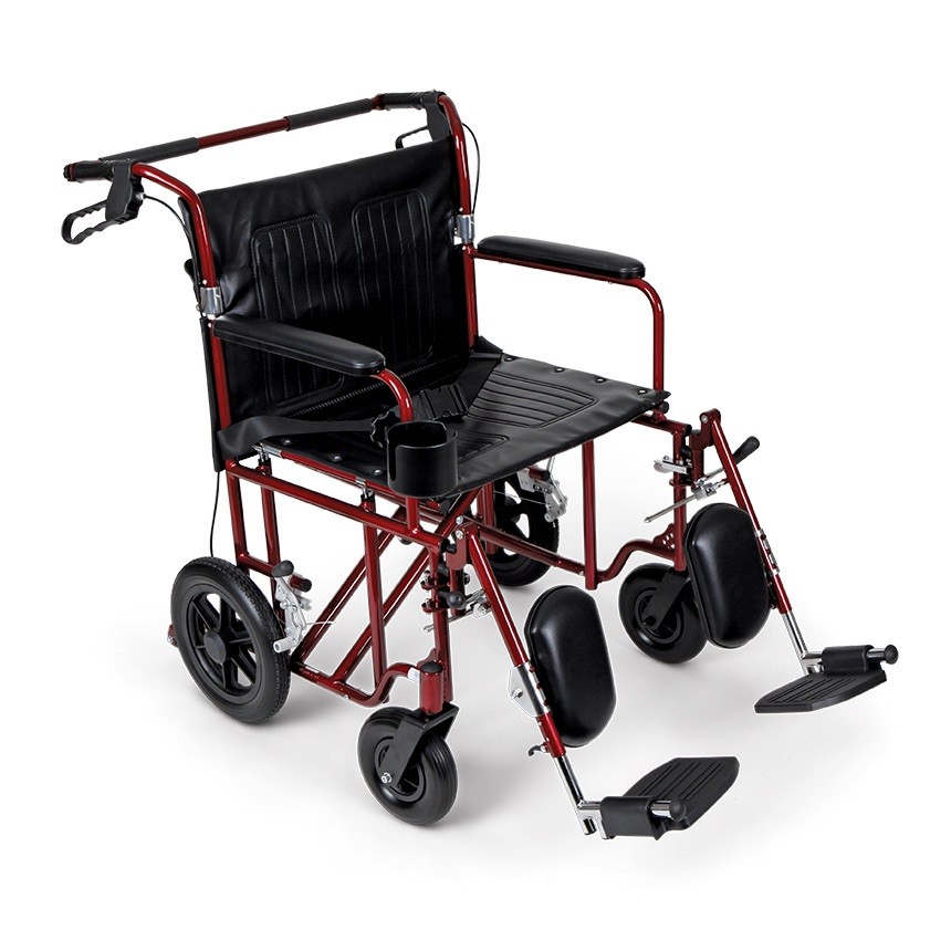 Bariatric Transport Chair Manual Wheelchair 